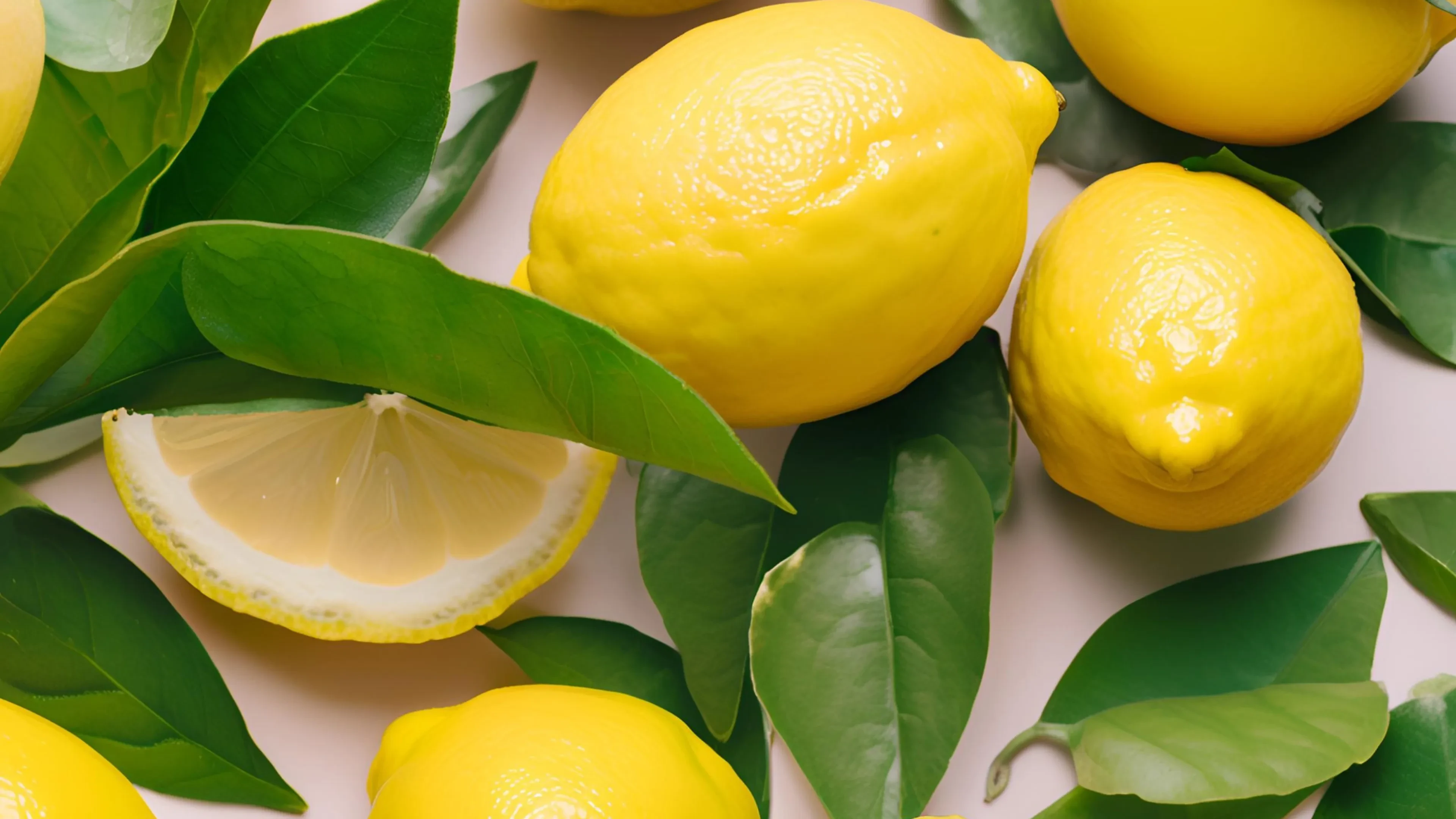 Zitronen, erstellt mit KI, hochauflösend (4k)